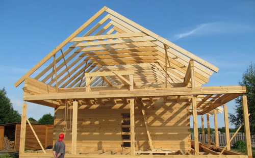 Как строить крышу для деревянного дома