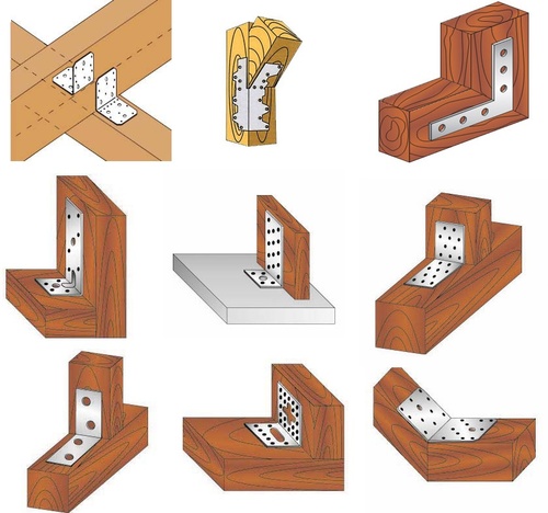 Способы крепления деревянных конструкций 