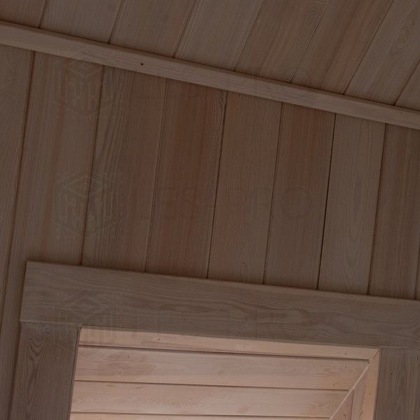 Фотографии внутренних помещений (комнаты, кладовки, прихожие, балконы) с отделкой, выполненной из нашей лиственницы. Продаём лиственный погонаж в Краснодаре